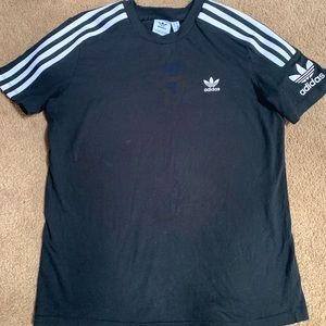 Adidas Women's Essentials 3 Stripe Slim Tee